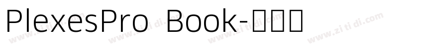 PlexesPro Book字体转换